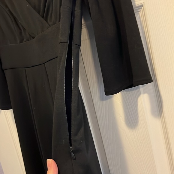 Andre Oliver Black & Tan Midi Dress - Picture 7 of 11